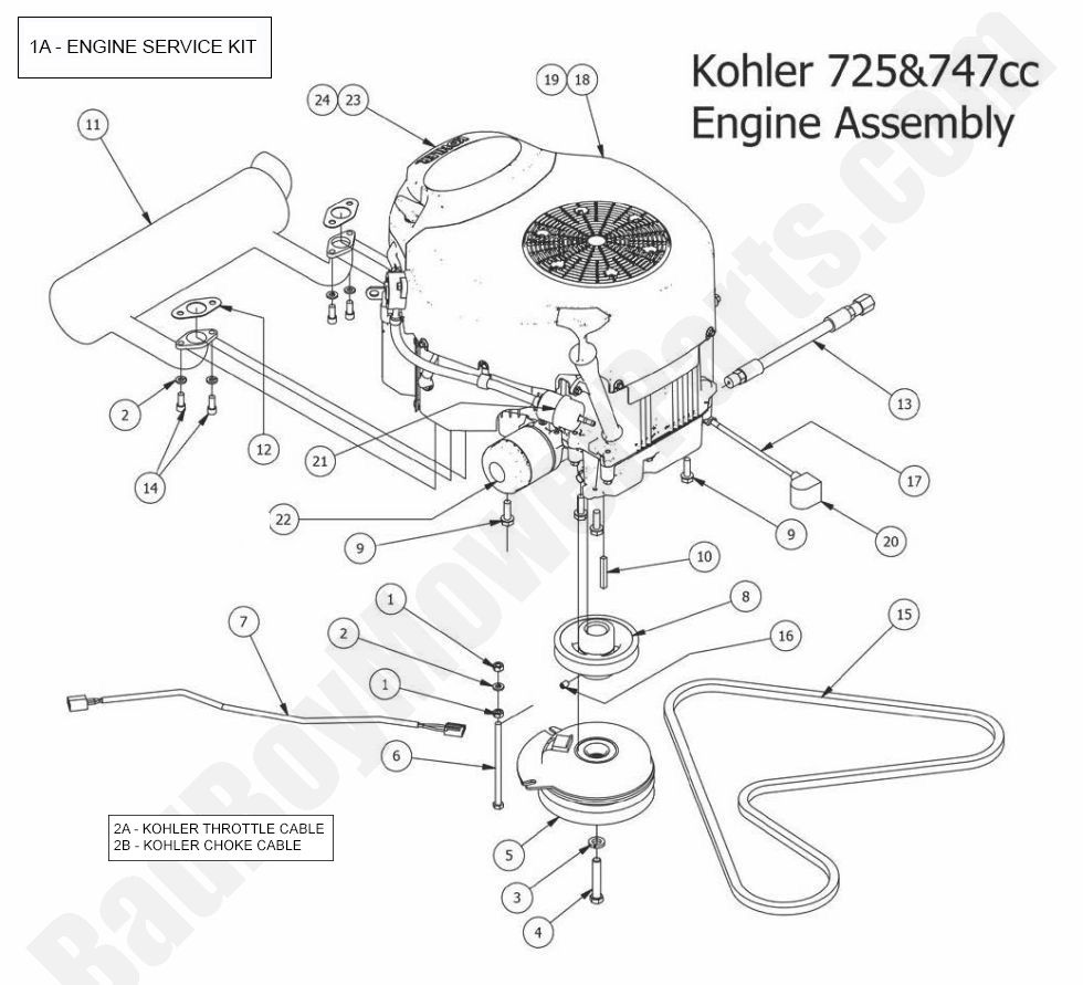 2015 ZT Elite - Engine - Kohler KT740/KT745